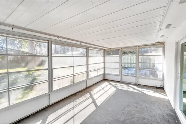 a view of a room with window