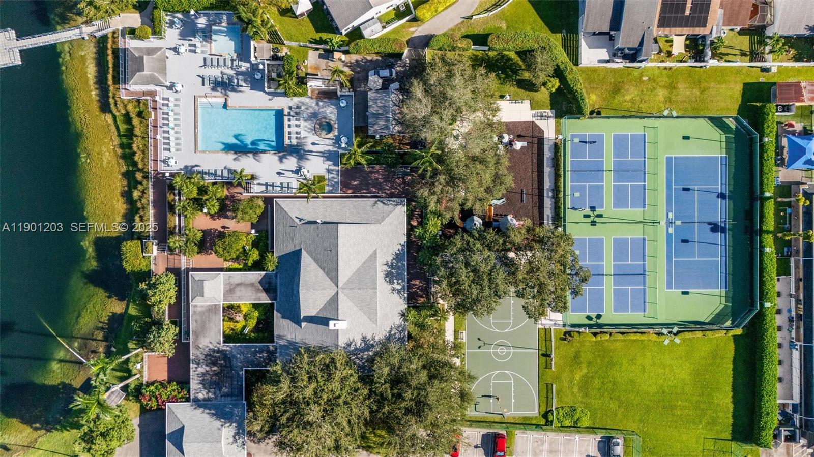 14683 Southwest 145th Terrace Miami, FL 33186 - Photo 46 of 47 an aerial view of a residential houses with yard
