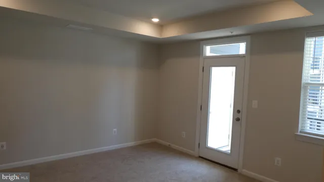 a view of an empty room