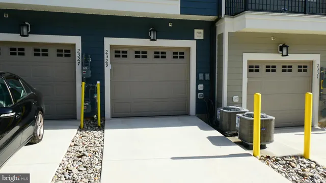 a front view of a building