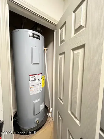 a view of water heater room