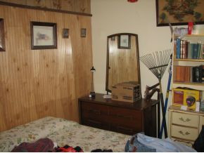 second bedroom with laundry