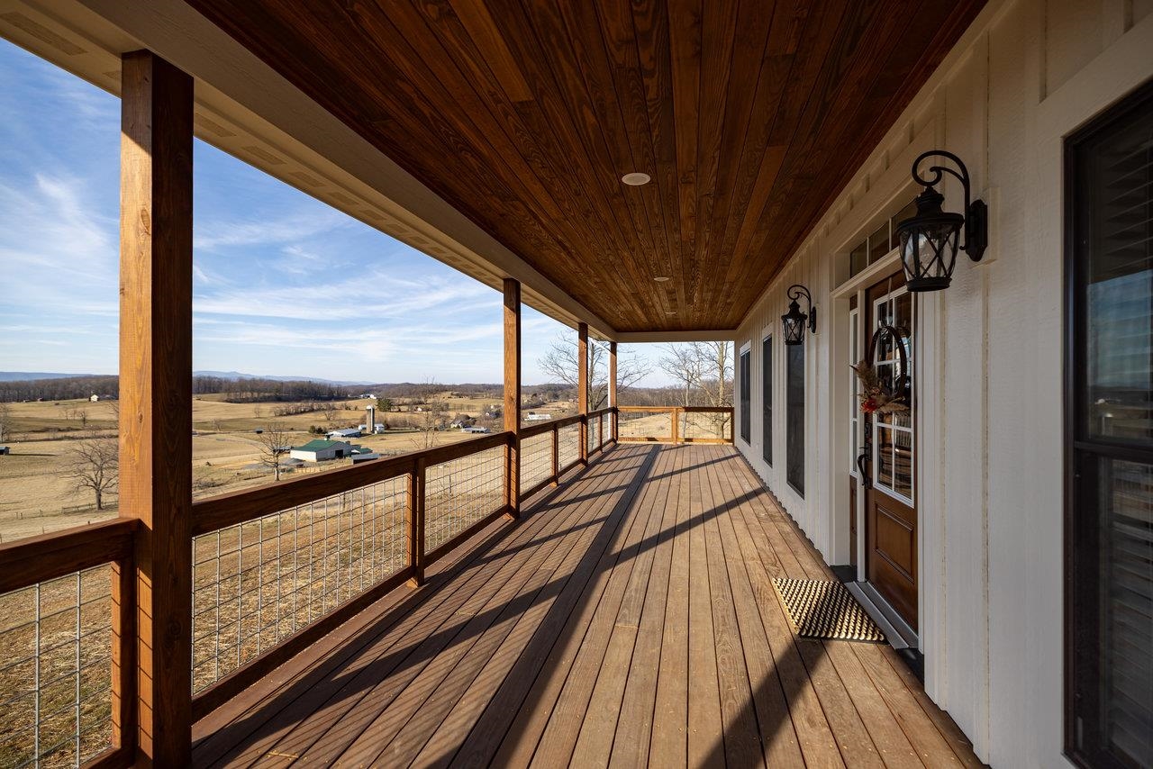 1776 Old Providence Road Raphine, VA 24472 - Photo 57 of 73 a view of a balcony with wooden floor
