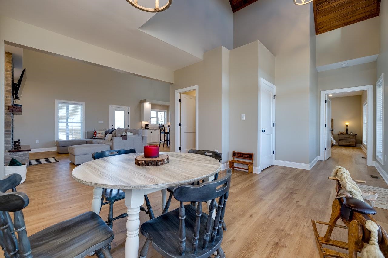 1776 Old Providence Road Raphine, VA 24472 - Photo 6 of 73 a view of a dining room with furniture and wooden floor