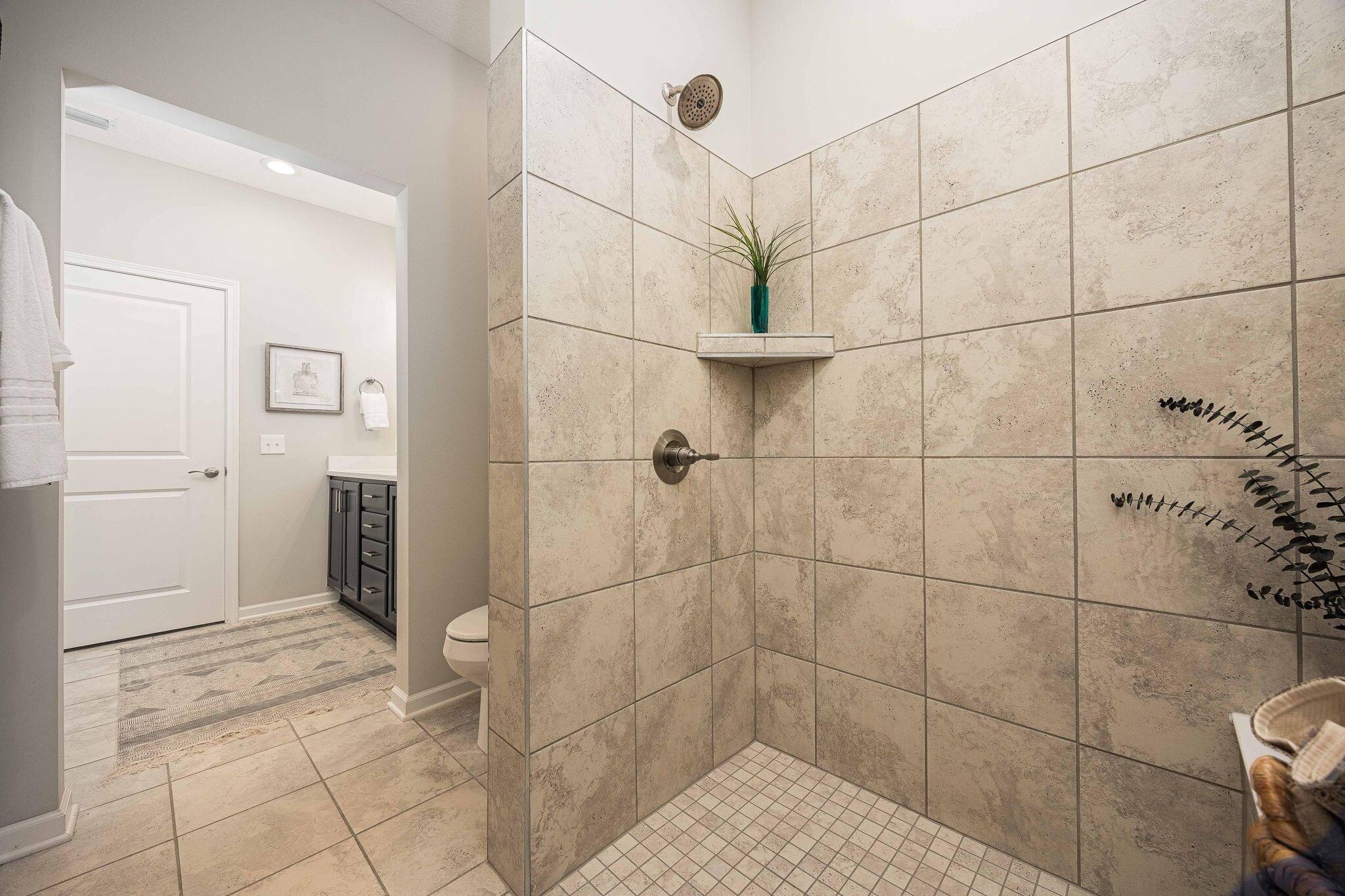 6694 Trinity Mist Way Delaware, OH 43015 - Photo 11 of 24 Zero entry tiled shower.