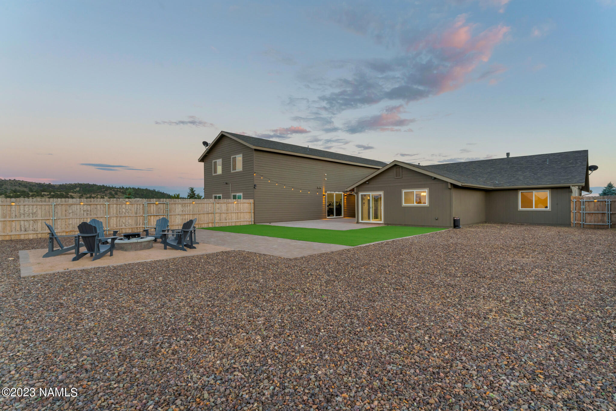 7555 Dalton Road Flagstaff, AZ 86004 - Photo 54 of 60 Spacious Fenced Yard