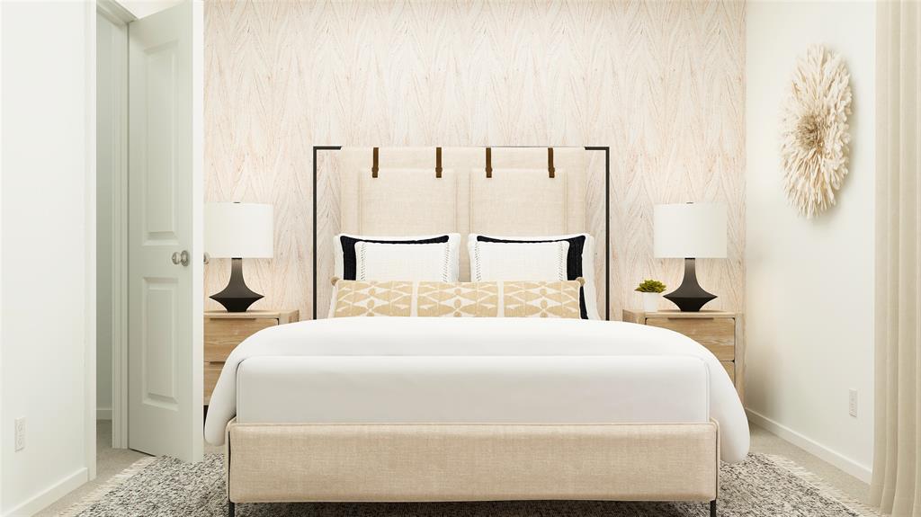 241 Boxberry Way Princeton, TX 75407 - Photo 3 of 21 a bedroom with a bed and a painting on the wall