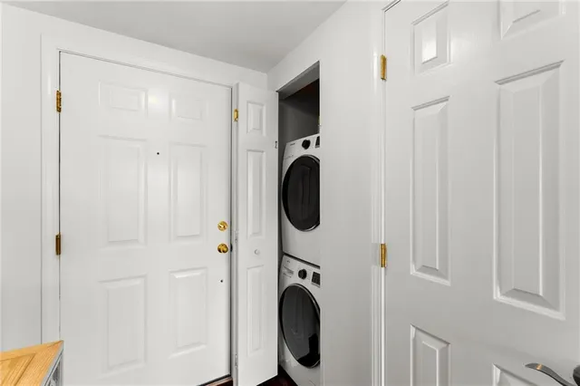 a view of a balcony with chairs