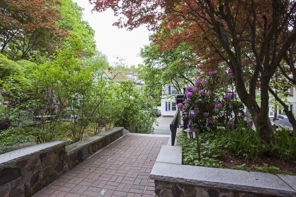 69 University Road, Unit 2 Brookline, MA 02445 - Photo 5 of 29 a view of a garden