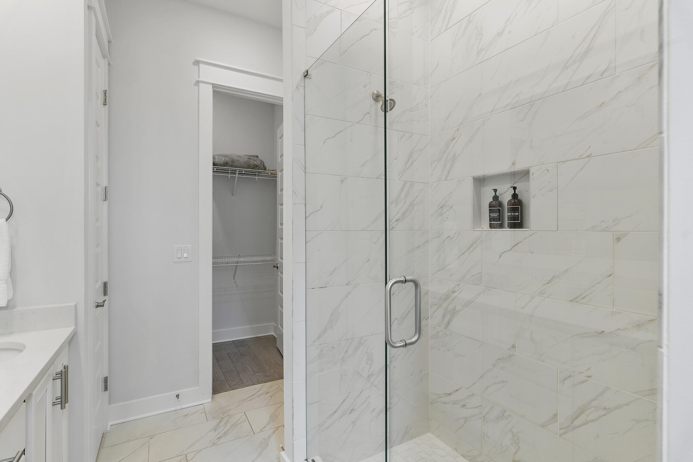 38 Pine Lands Loop East, Unit A Inlet Beach, FL 32461 - Photo 17 of 25 a bathroom with a shower