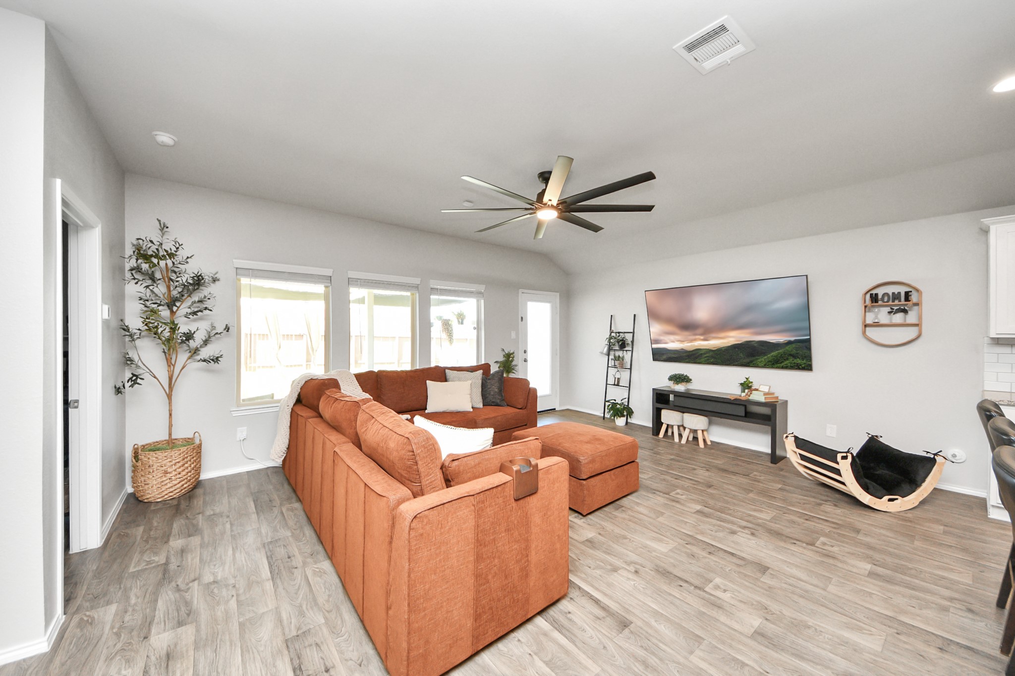 4315 Nervesa Dr. Katy, TX 77449 - Photo 23 of 41 a living room with furniture and a flat screen tv