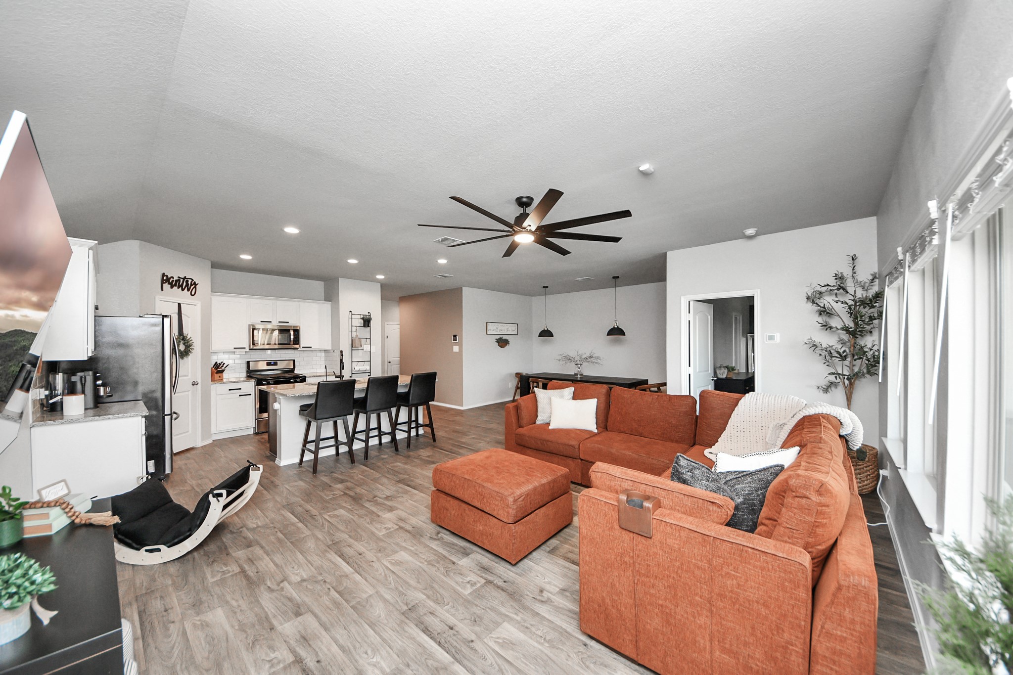 4315 Nervesa Dr. Katy, TX 77449 - Photo 25 of 41 a living room with furniture and a large window