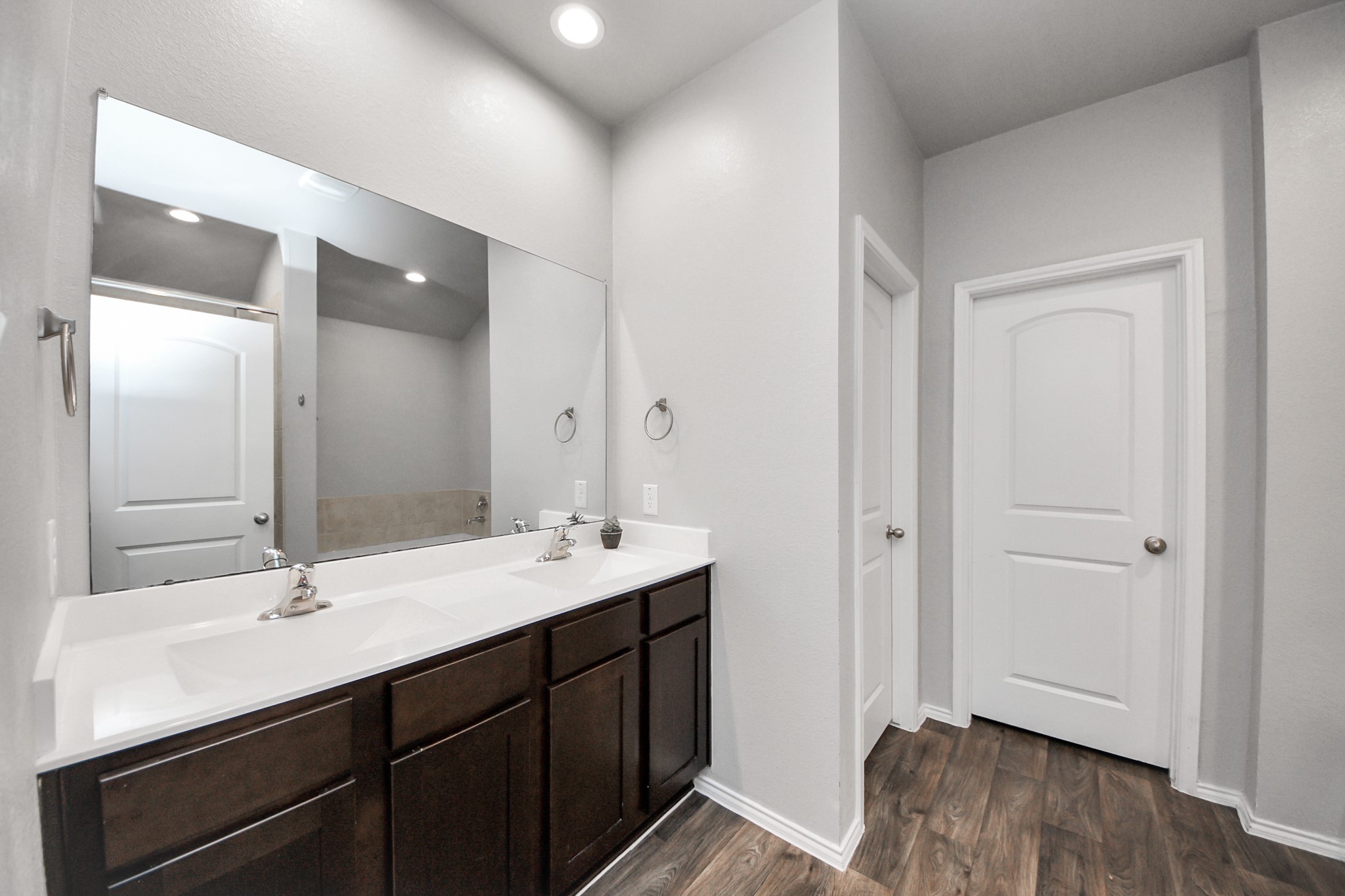 4315 Nervesa Dr. Katy, TX 77449 - Photo 30 of 41 a bathroom with a sink and a mirror