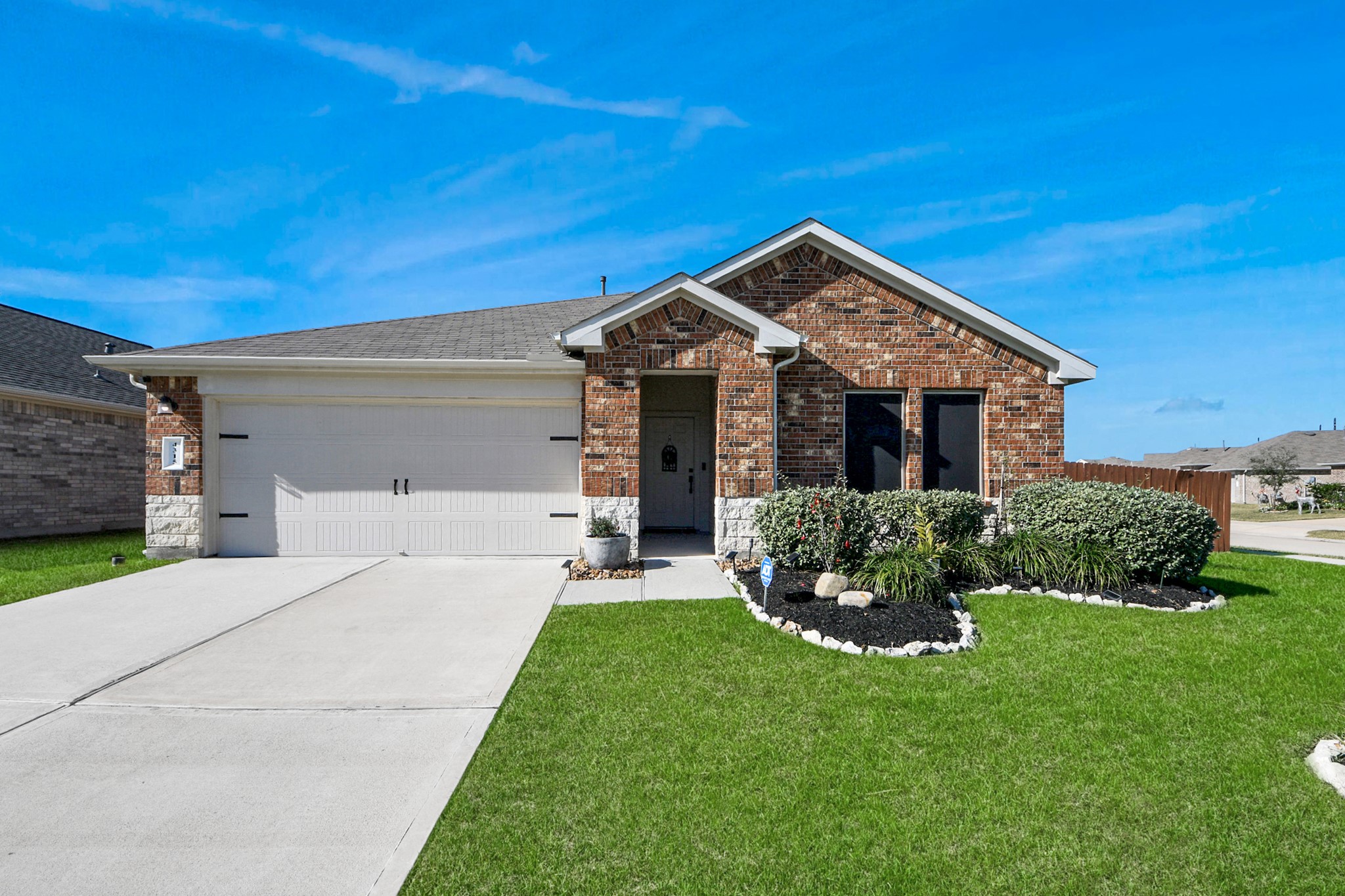 4315 Nervesa Dr. Katy, TX 77449 - Photo 3 of 41 a front view of a house with a yard