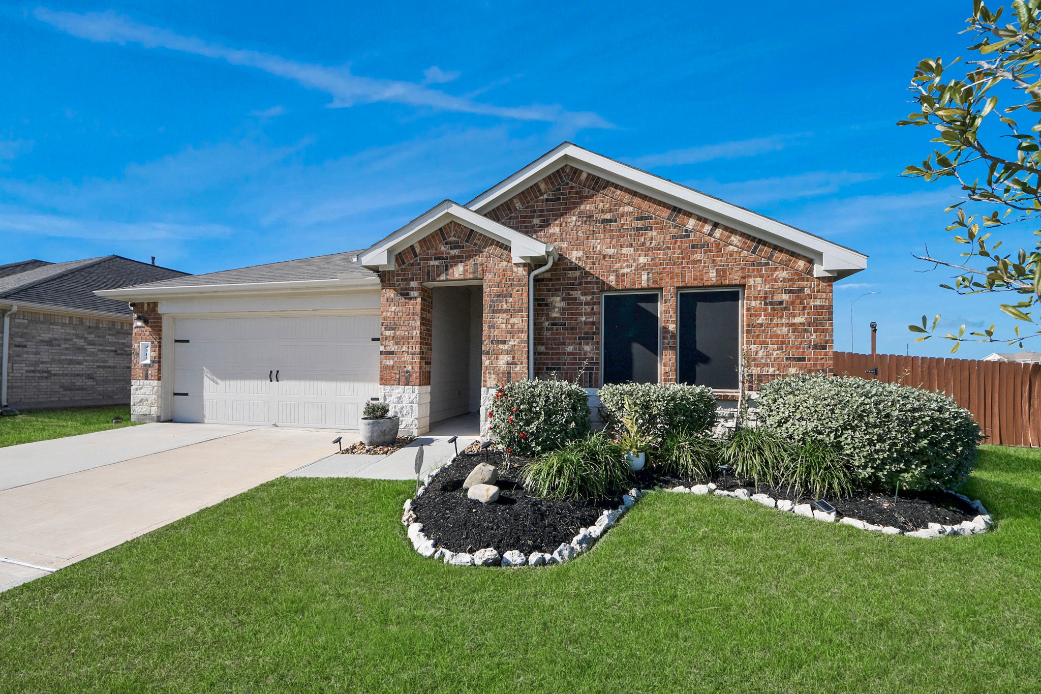 4315 Nervesa Dr. Katy, TX 77449 - Photo 6 of 41 a front view of a house with a garden