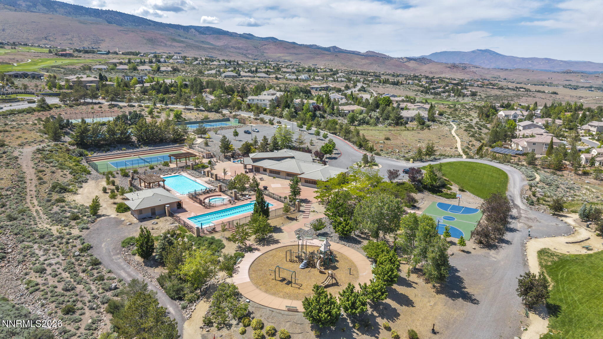 574 Echo Ridge Court Reno, NV 89511 - Photo 54 of 58 an aerial view of residential house with outdoor space
