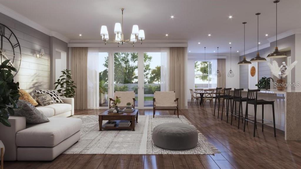 4112 Southern Valley Loop Brooksville, FL 34601 - Photo 9 of 15 a living room with furniture and a large window