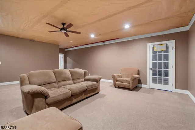 a room with gym equipment