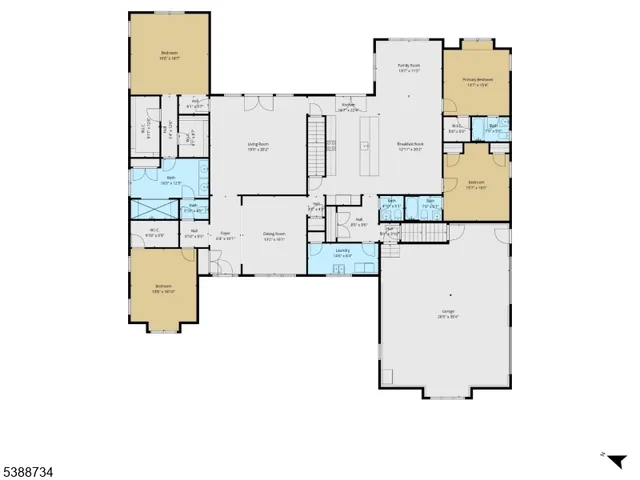 a picture of floor plan