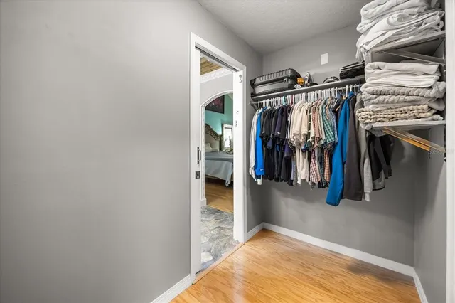 a view of livingroom with hardwood floor and window