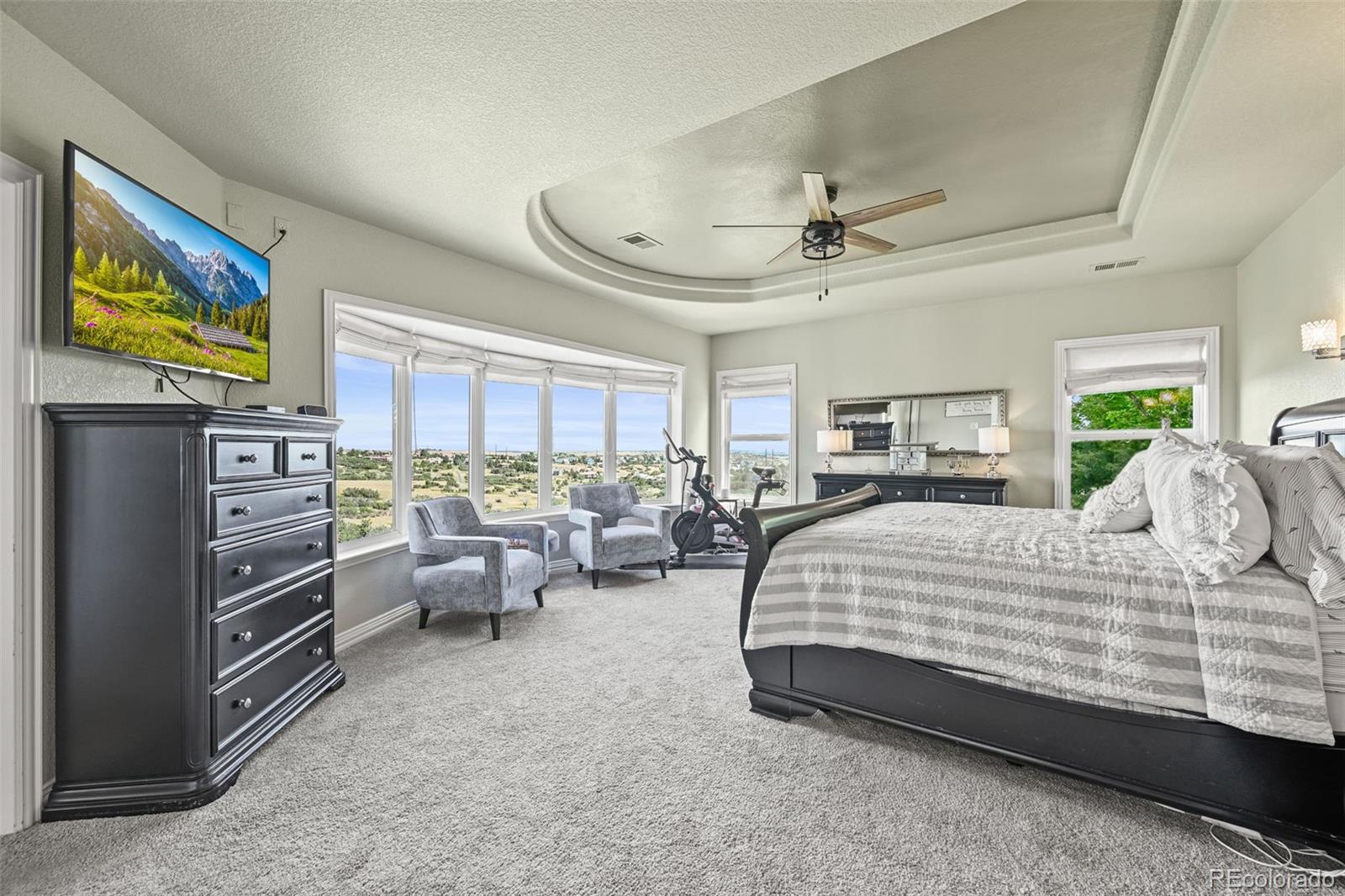 1289 Diamond Ridge Circle Castle Rock, CO 80108 - Photo 20 of 50 a bedroom with a bed and furniture