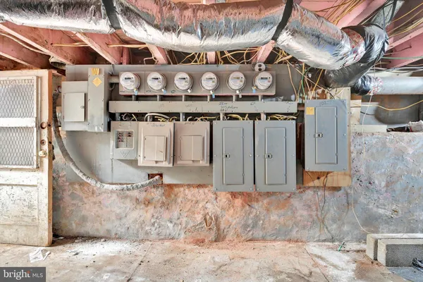 a front view of a building with entryway