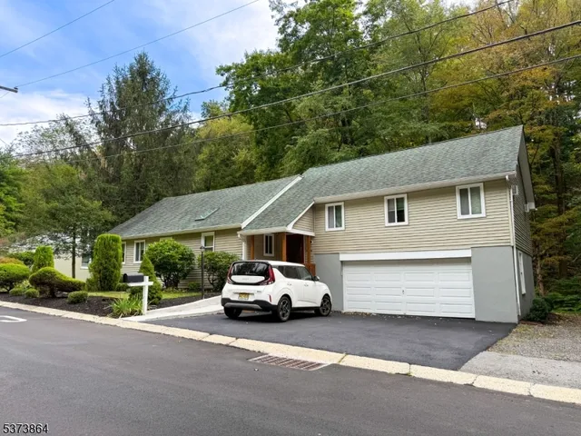 a car parked in front of house
