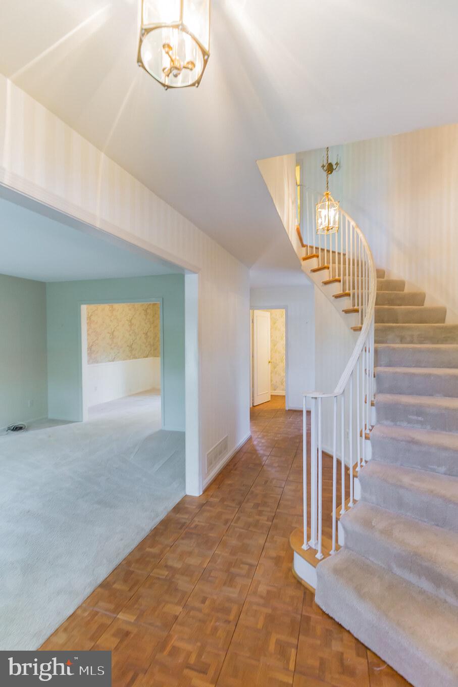 8314 Wickham Road Springfield, VA 22152 - Photo 14 of 31 Hallway Main level stairs to upper level