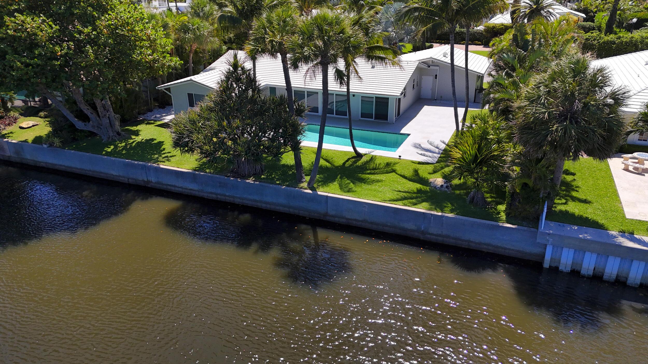 2259 Ibis Isle Road East Palm Beach, FL 33480 - Photo 32 of 35 a view of swimming pool from a balcony