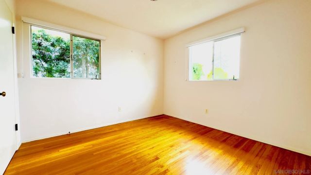 a view of small space with a window