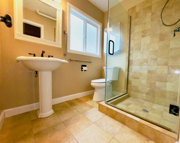 a view of outdoor space deck and yard