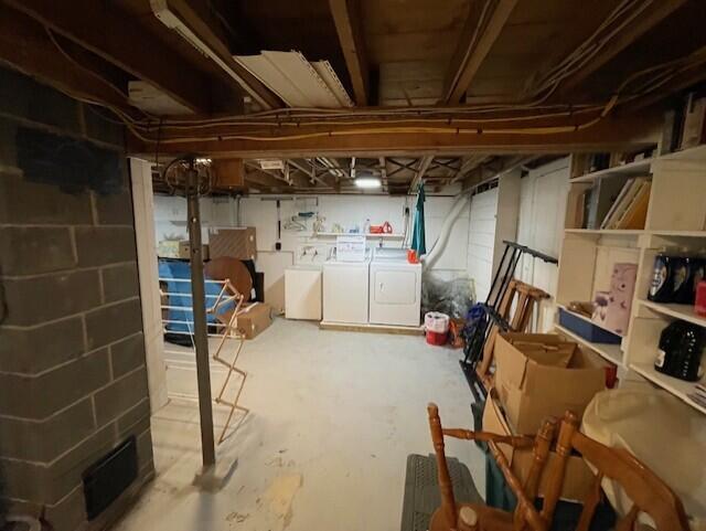 18 Blacks Woods Road Cherryfield, ME 04622 - Photo 10 of 10 Laundry in basement