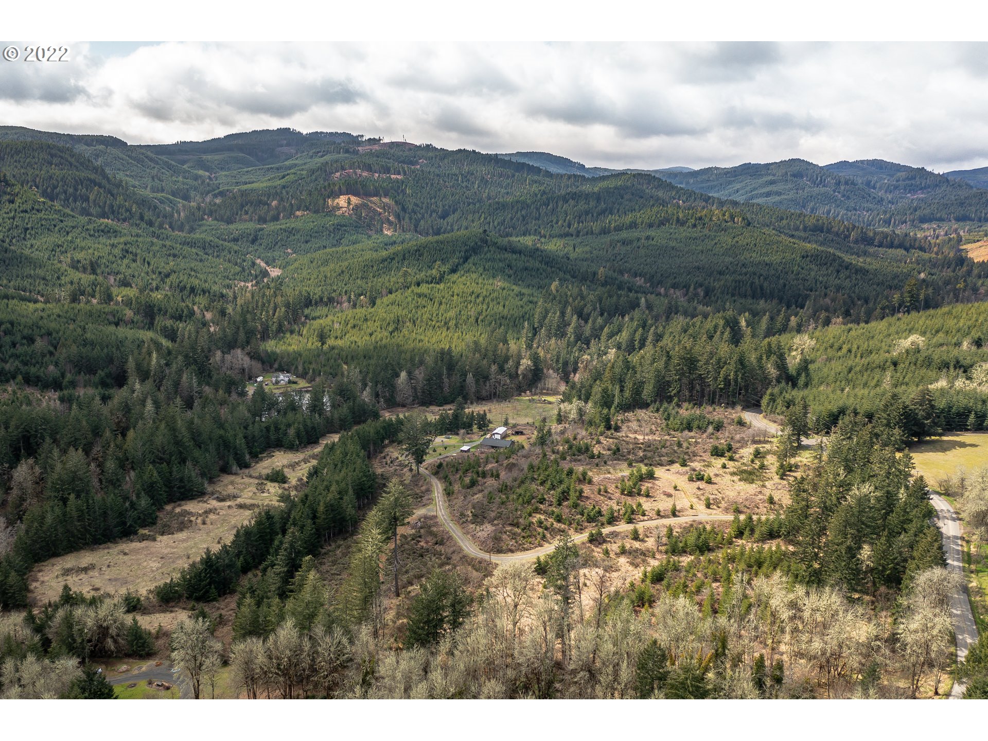 0 Northwest Panther Creek Road Carlton, OR 97111 - Photo 2 of 32 a view of a forest with mountains in the background