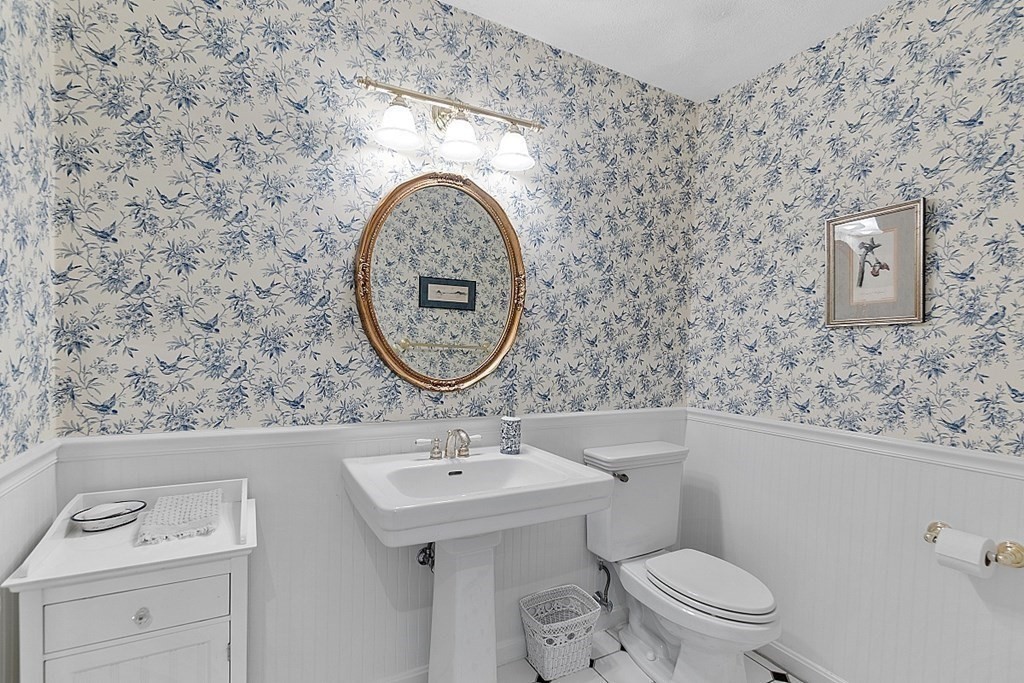 147 Silver Hill Road Concord, MA 01742 - Photo 11 of 28 a bathroom with a sink and a mirror