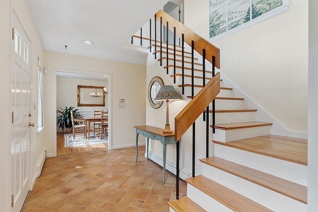 147 Silver Hill Road Concord, MA 01742 - Photo 2 of 28 a view of entryway with wooden floor and stairs