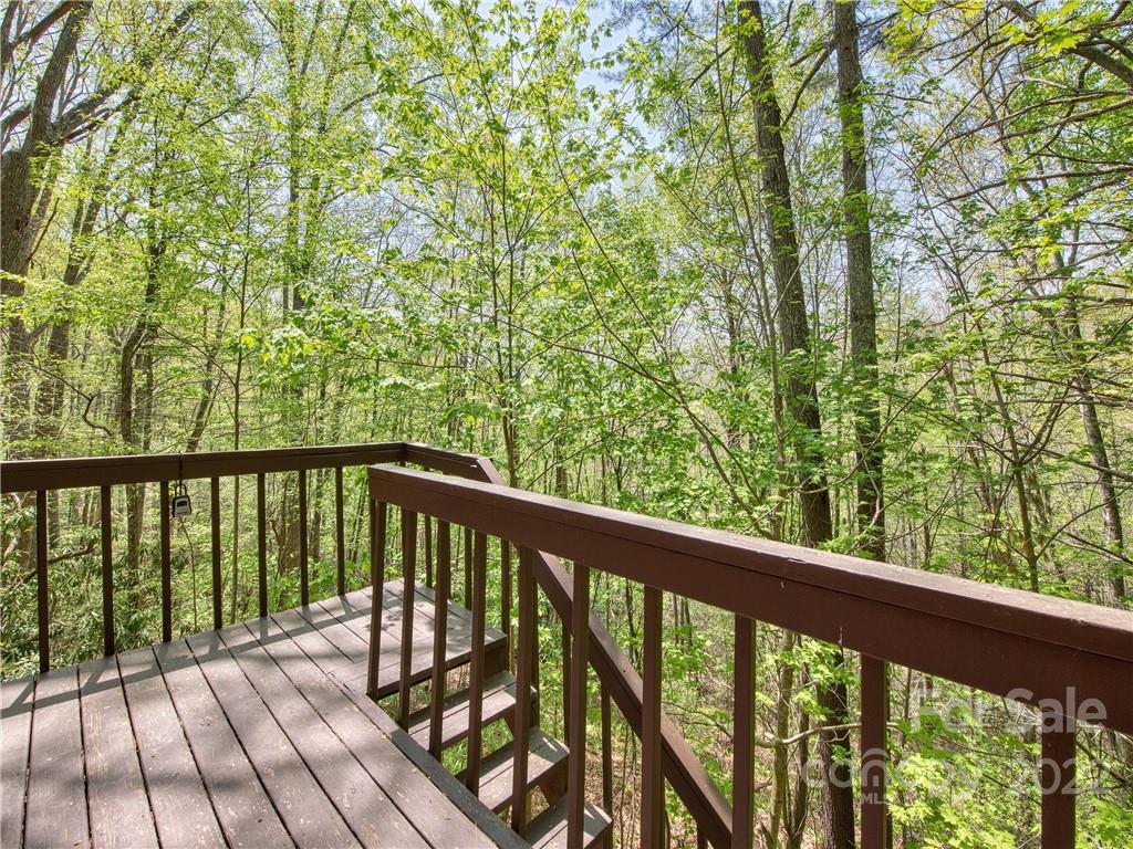 86 Confederate Road Clyde, NC 28721 - Photo 3 of 26 a view of balcony with wooden floor