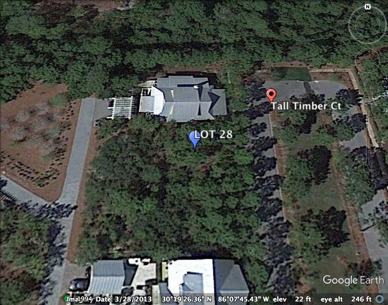 Lot 28 Tall Timber Santa Rosa Beach Santa Rosa Beach, FL 32459 - Photo 3 of 6 TOP IMAGE OF LOT 28