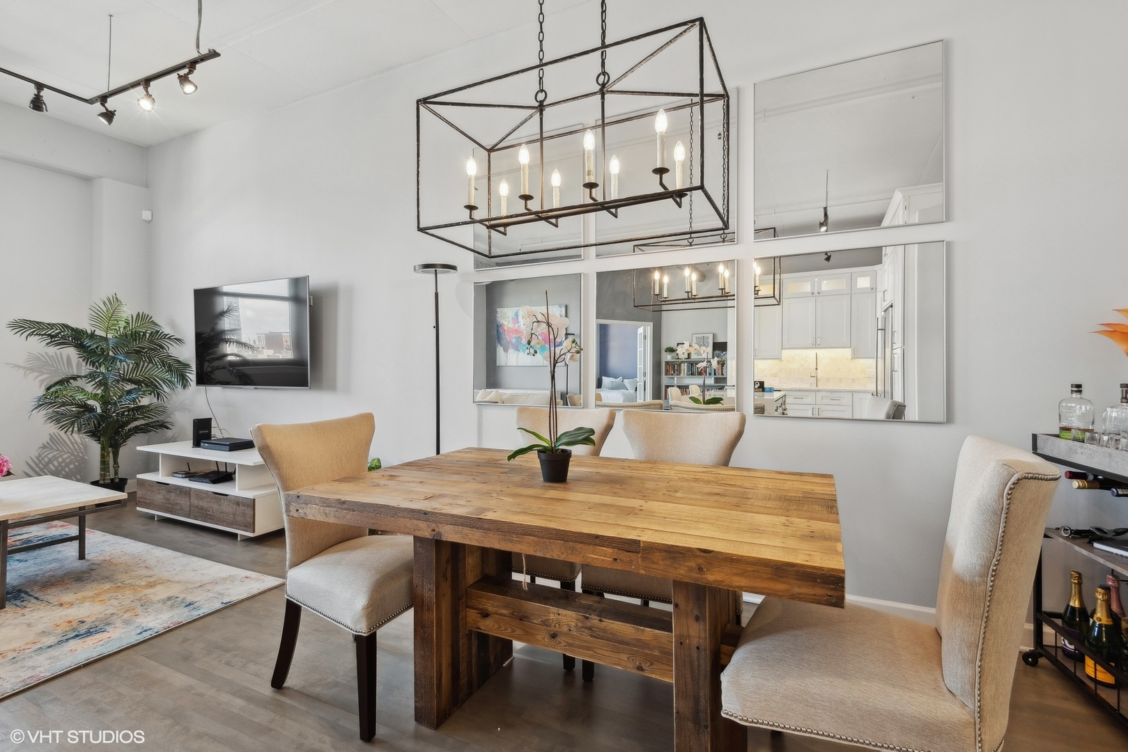 1301 West Madison Street, Unit 501 Chicago, IL 60607 - Photo 14 of 30 a view of a dining room with furniture