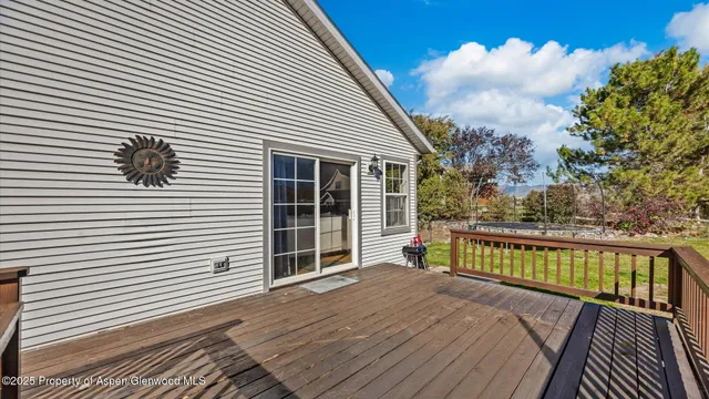 a view of a house with a balcony