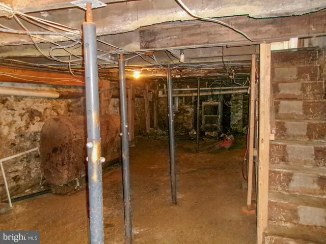 a view of storage and utility room