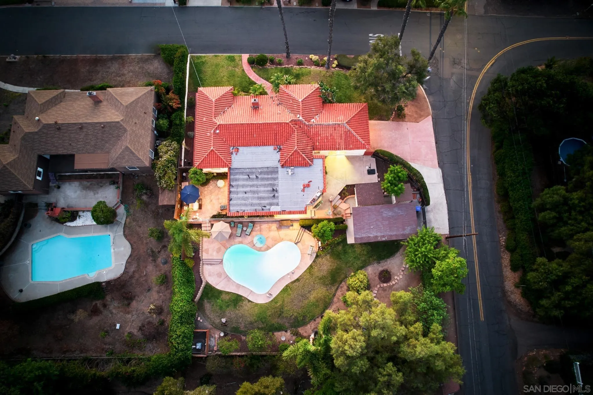 4437 Upland Street La Mesa, CA 91941 - Photo 23 of 24 an aerial view of a house with yard swimming pool and outdoor seating