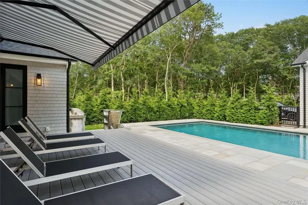 a view of outdoor space and deck