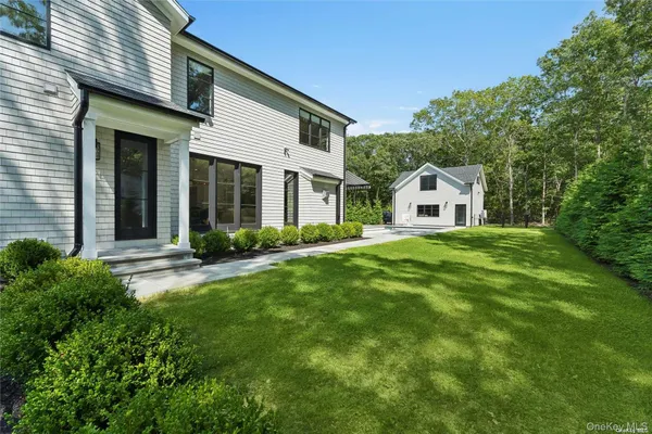 a house view with a outdoor space