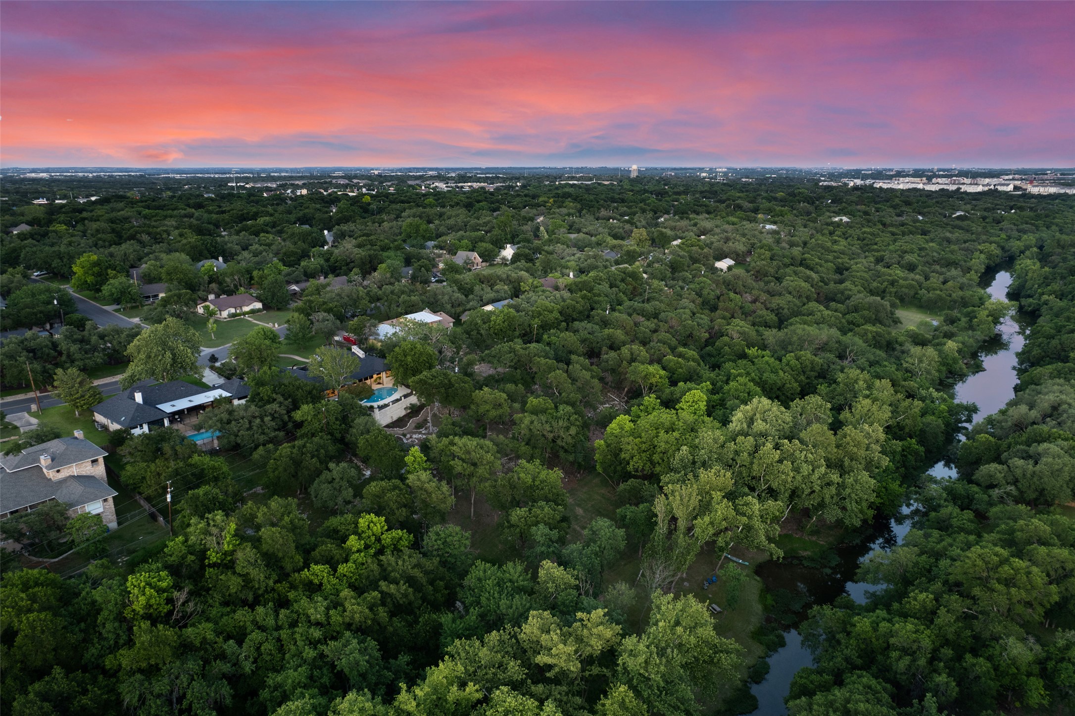 2924 Gabriel View Drive Georgetown, TX 78628 - Photo 4 of 34 a view of a city with lush green forest