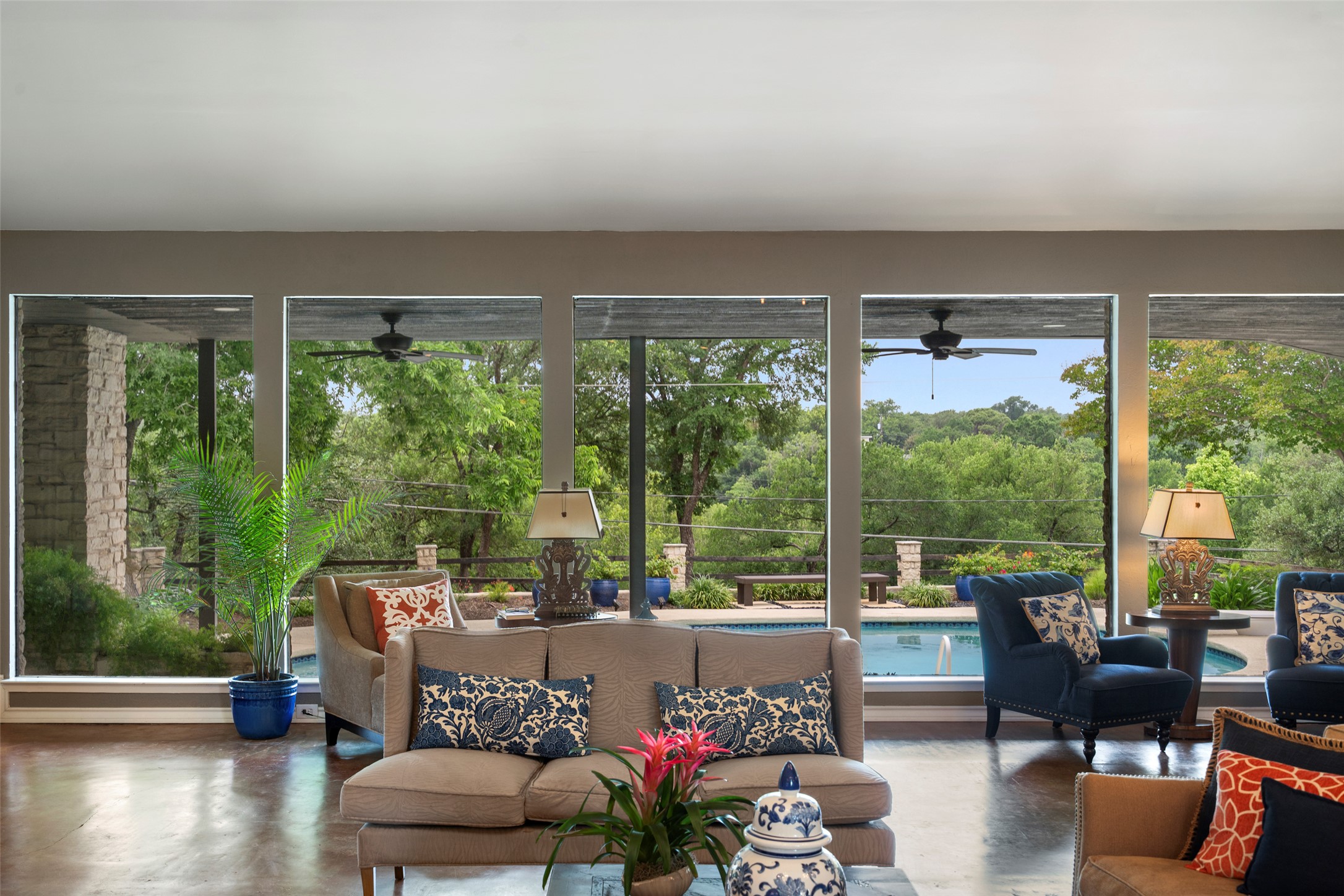 2924 Gabriel View Drive Georgetown, TX 78628 - Photo 8 of 34 a living room with furniture and a large window