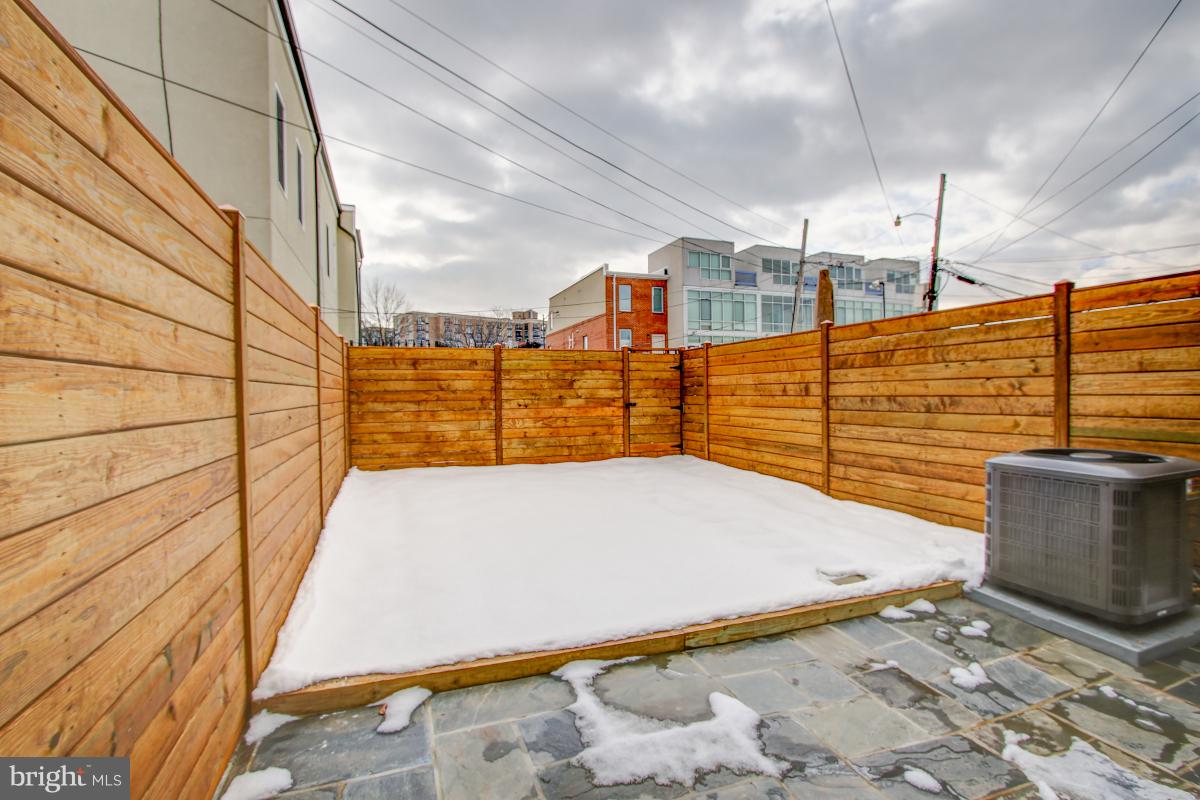 406 N Street Northwest Washington, DC 20001 - Photo 28 of 30 Fully-fenced yard & flagstone patio