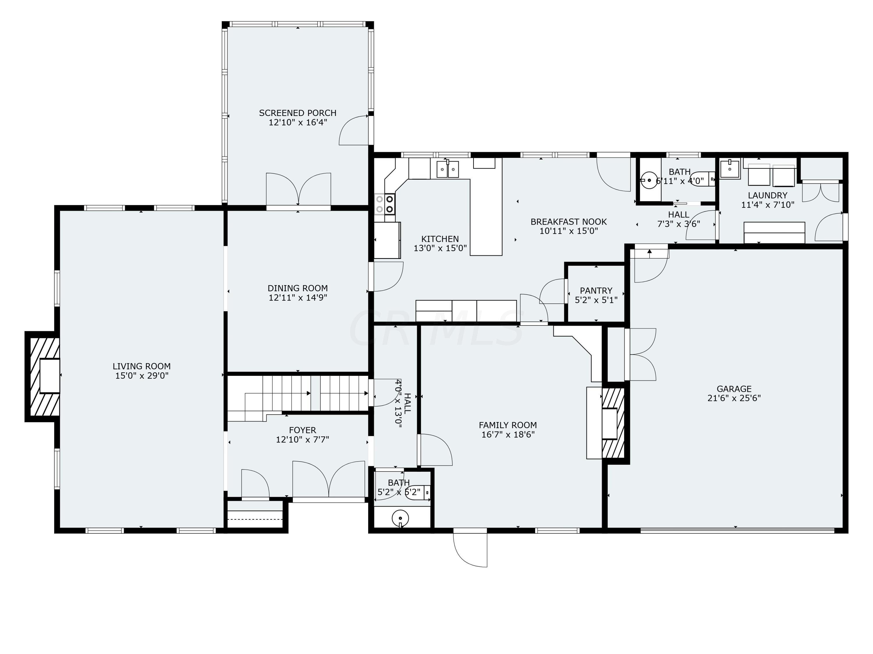 2111 Cheltenham Road Columbus, OH 43220 - Photo 62 of 64 First Floor Plan