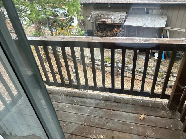 a locker room with window