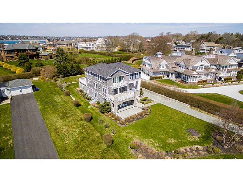 426 Tuckerman Avenue Middletown, RI 02842 - Photo 32 of 32 Aerial View looking west toward Newport