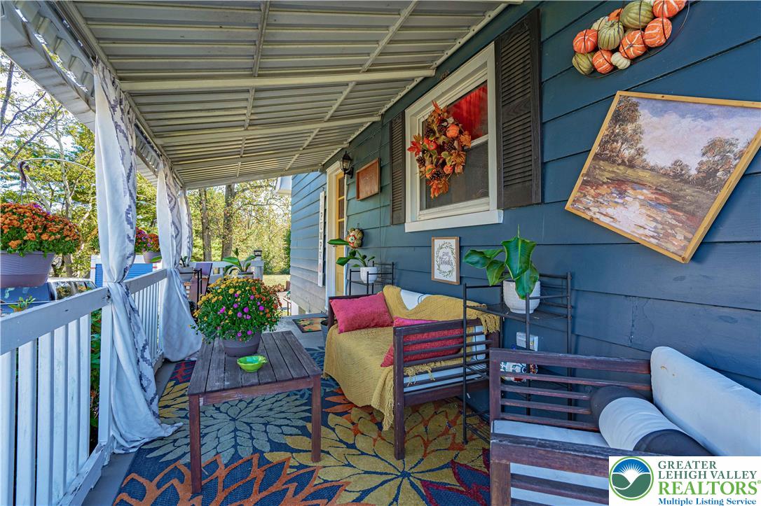 544 School Road Nazareth, PA 18064 - Photo 7 of 35 a outdoor living space with furniture and garden view